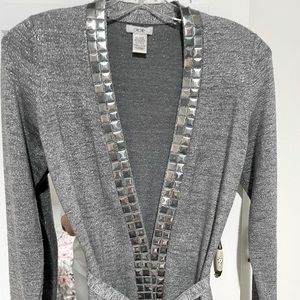 Silver cardigan